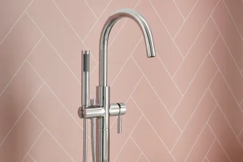 Product Brassware Freestanding Bath Tap VADO Brand Image